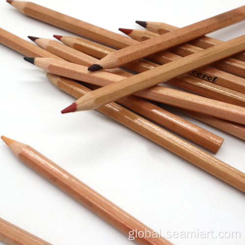 China 12 color skin tone wooden colour pencils set Manufactory